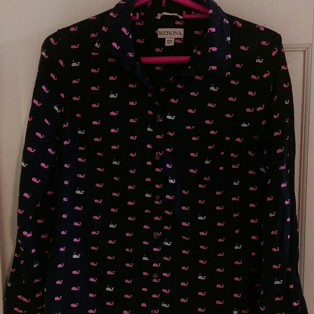 SOLD Merona Whale shirt